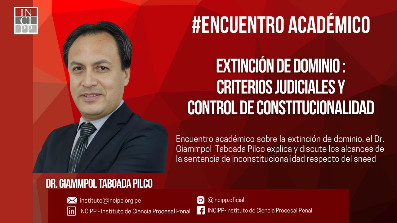 Extinción de dominio: Criterios judiciales y control de constitucionalidad