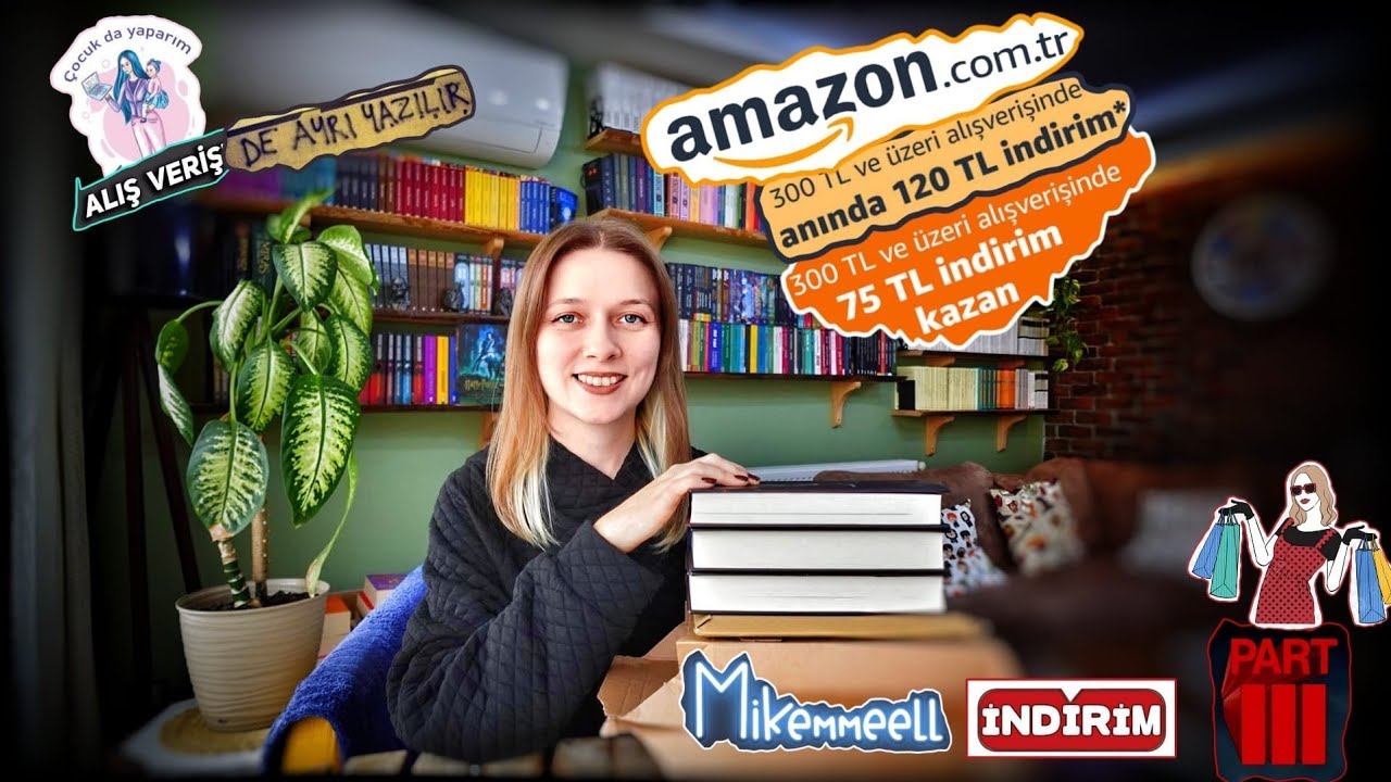 Amazon Kitap Alışverişi Part 3 // 300 TL'ye 120 TL İndirimi 