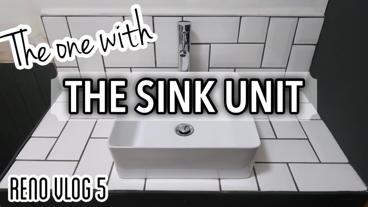 BATHROOM PROGRESS | THE SINK IS IN | RENOVATION VLOG 5