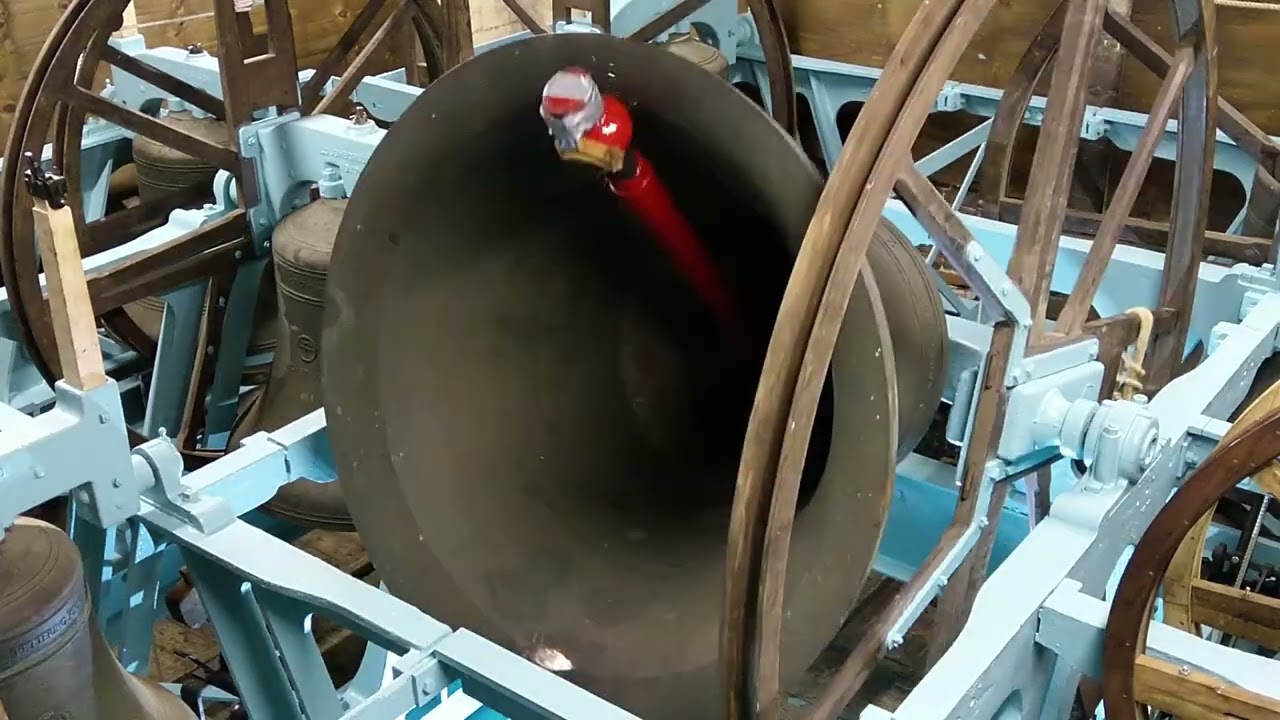 Grantham bells, ringing the tenor up, George Garrett funeral 050624