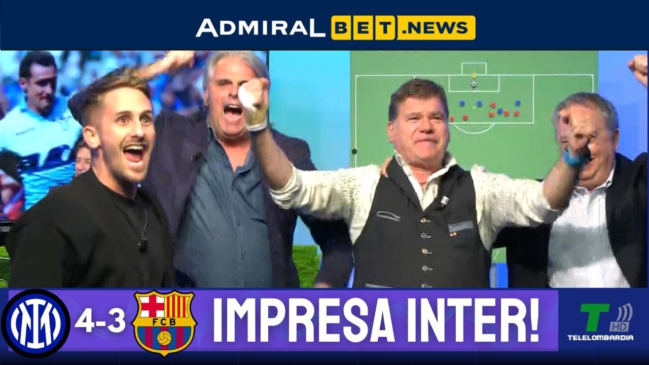 GOL DI INTER BARCELLONA 4-3: PARTITA FOLLE, NERAZZURRI IN FINALE DI CHAMPIONS!