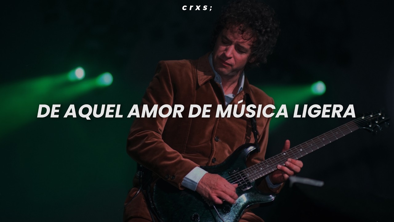 Soda Stereo - De M&uacute;sica Ligera (Letra/Lyrics)