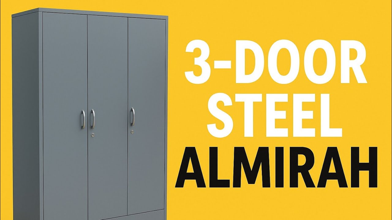 3-Door Steel Almirah | Best Storage Solution for Your Home