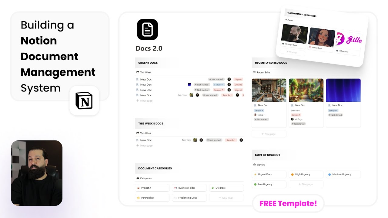 Как создать систему управления документами в Notion + БЕСПЛАТНЫЙ шаблон!