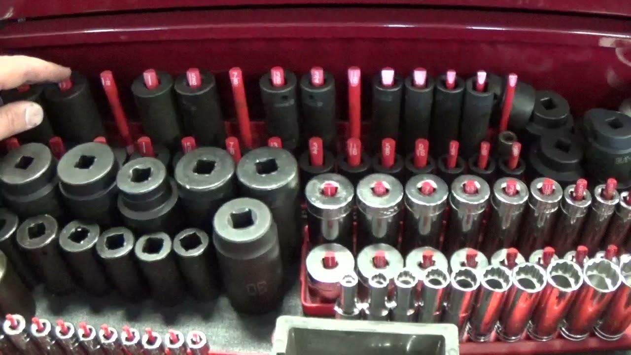 Master Tech Snap On Toolbox Tour CRANBERRY KTL1023