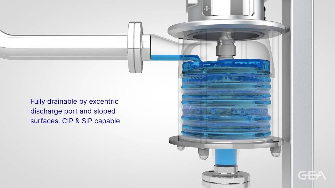 GEA Hilge CONTRA Hygienic Pump Animation