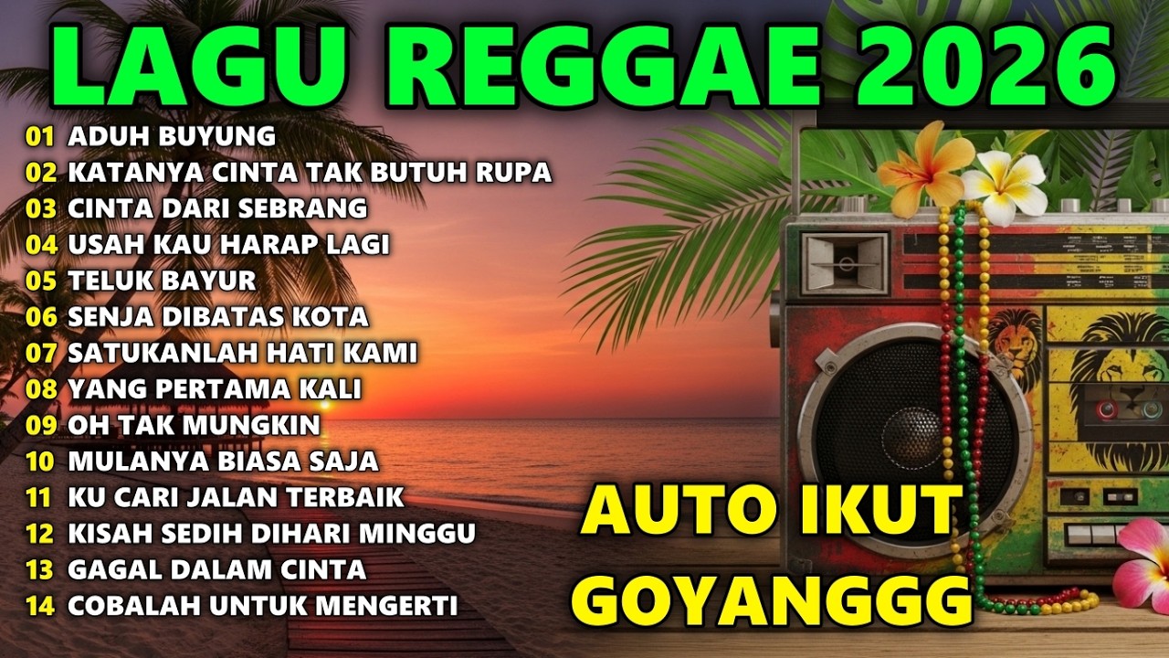 VIRAL 2026 - FULL ALBUM REGGAE NOSTALGIA ☕ LAGU LAWAS SANTAI COCOK BUAT TEMAN KERJA