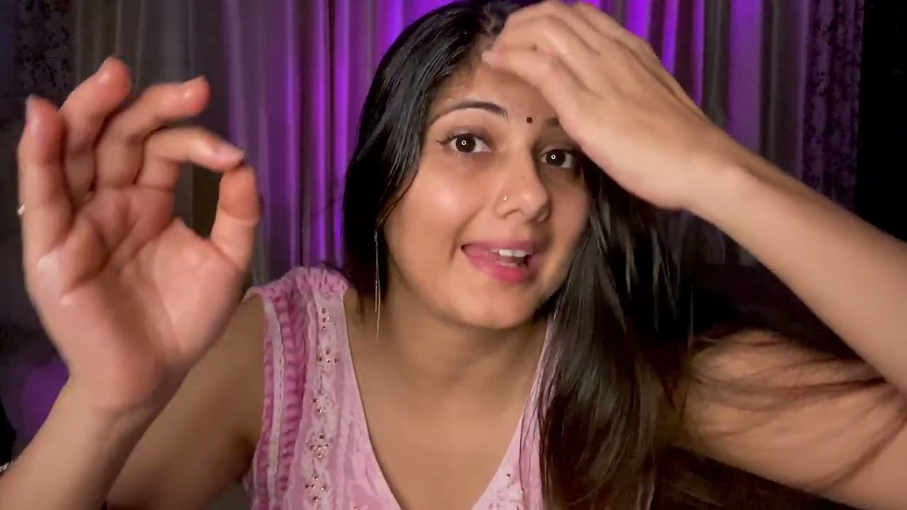 ASMR Sleep- Head massage| Pampering| Plucking for Quick sleep 😴 #sleep #relaxing #asmrsounds #pov