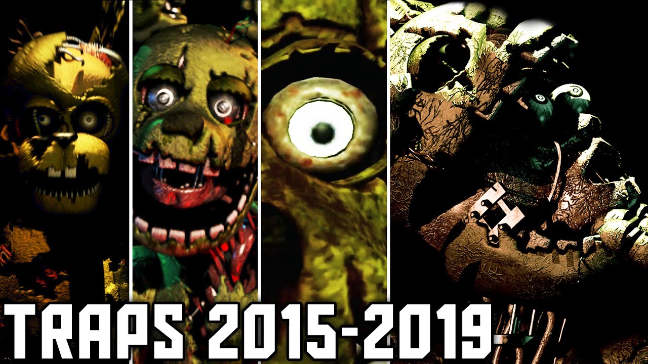 Evolution of Springtrap in FNAF (2015-2019)