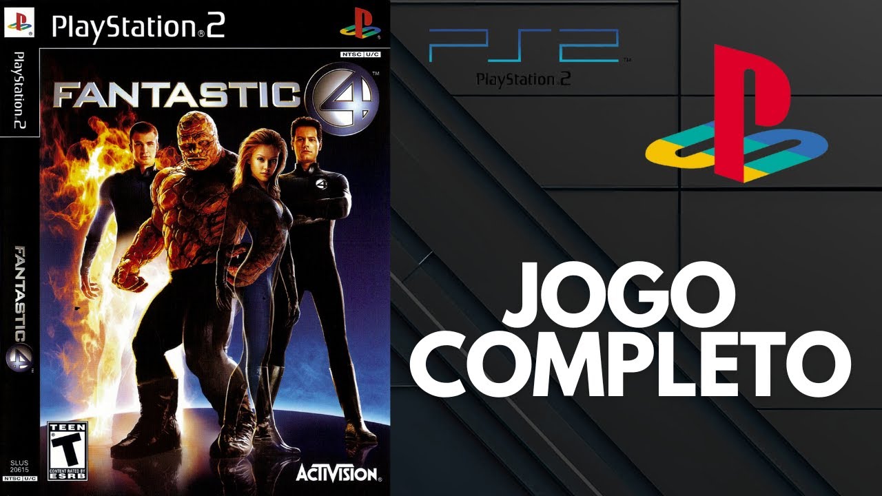 FANTASTIC FOUR PS2 - JOGO COMPLETO