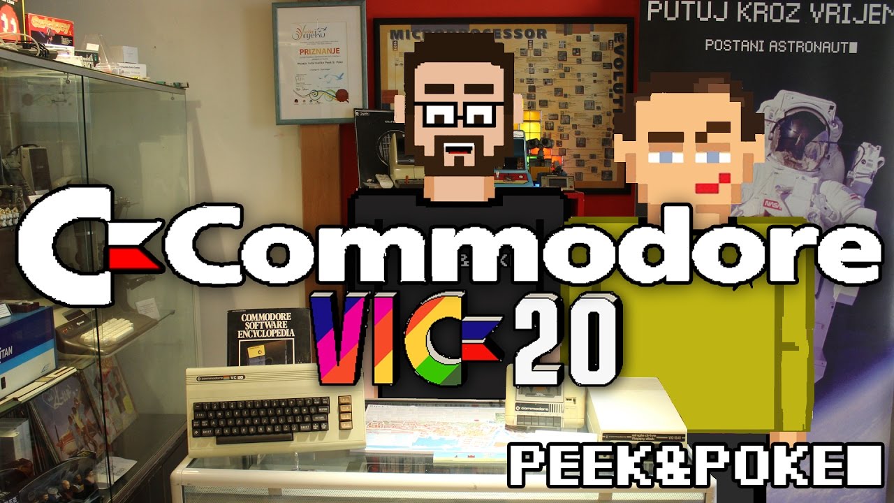 Commodore VIC-20 at The PEEK&POKE  Computer Museum