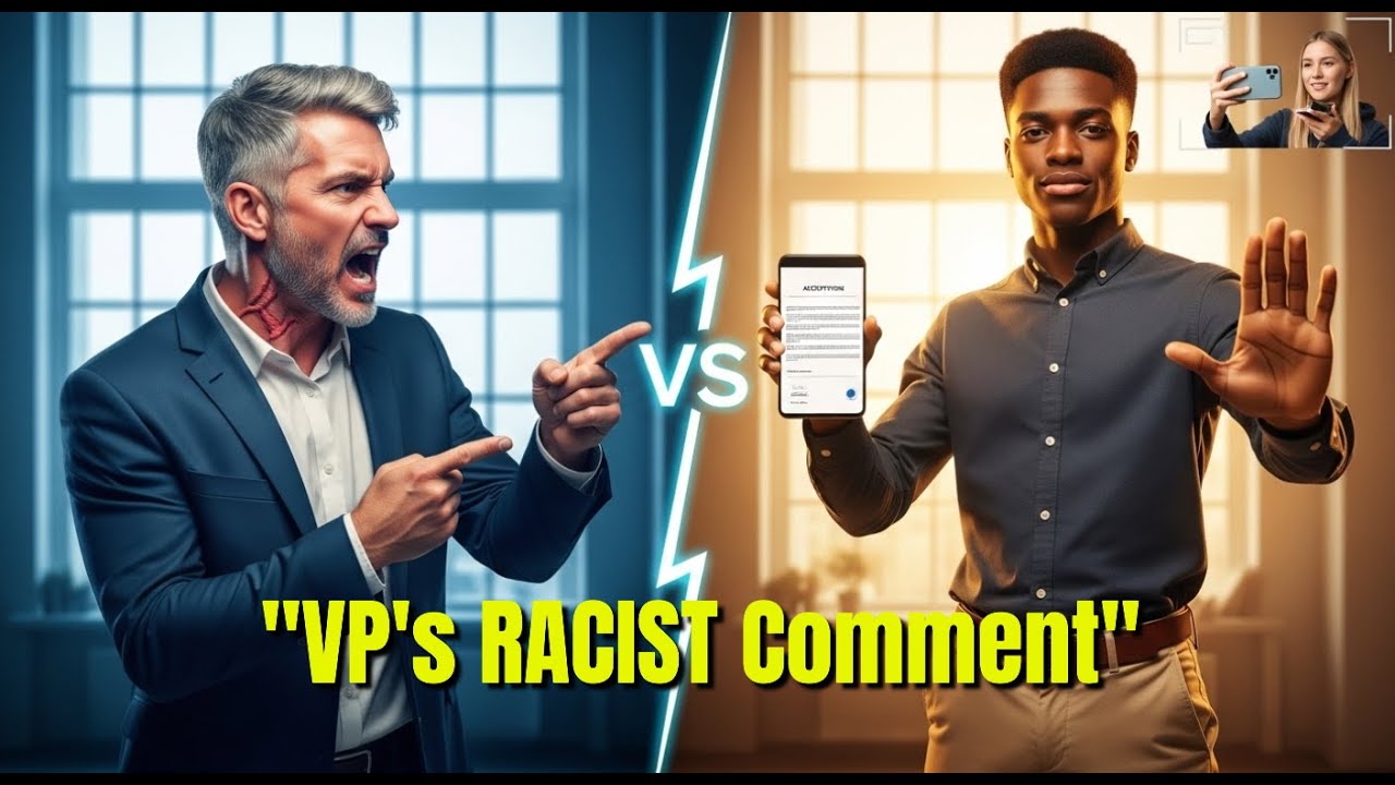 Racist HR VP Calls BLACK INTERN "Janitor," He's FIRED When CEO's Niece Records Everything...