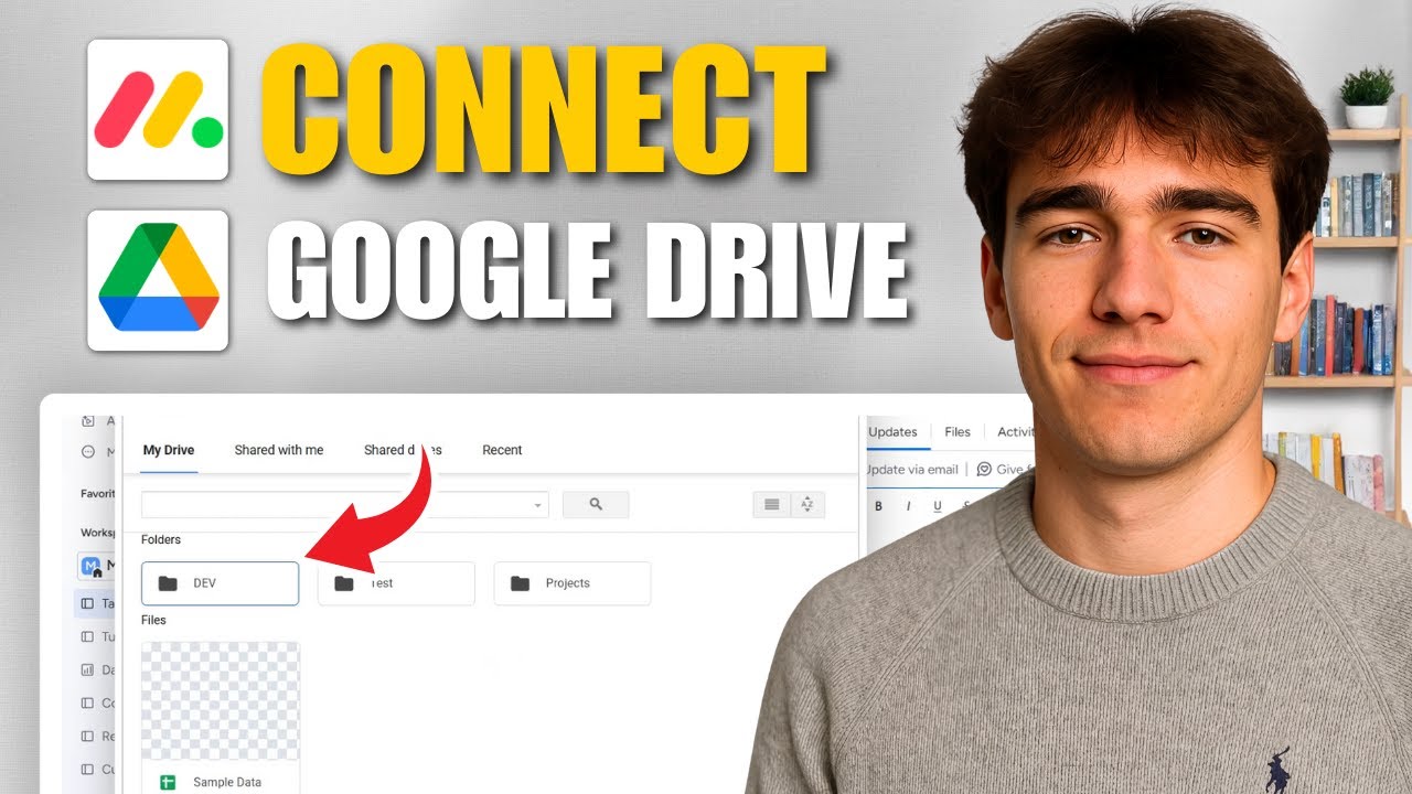 Как интегрировать Google Drive с Monday.Com (Учебное пособие 2026)
