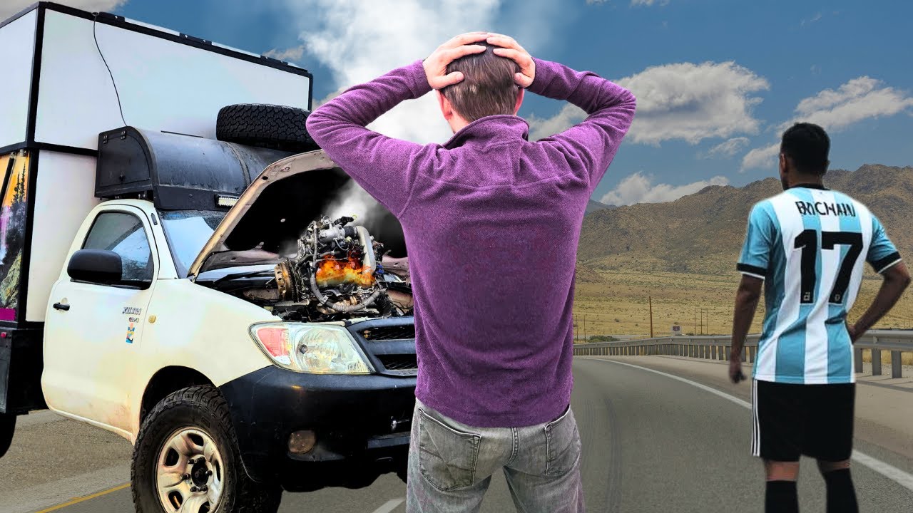 O motor estorou na Argentina 🚨é o FIM da VOLTA AO MUNDO?