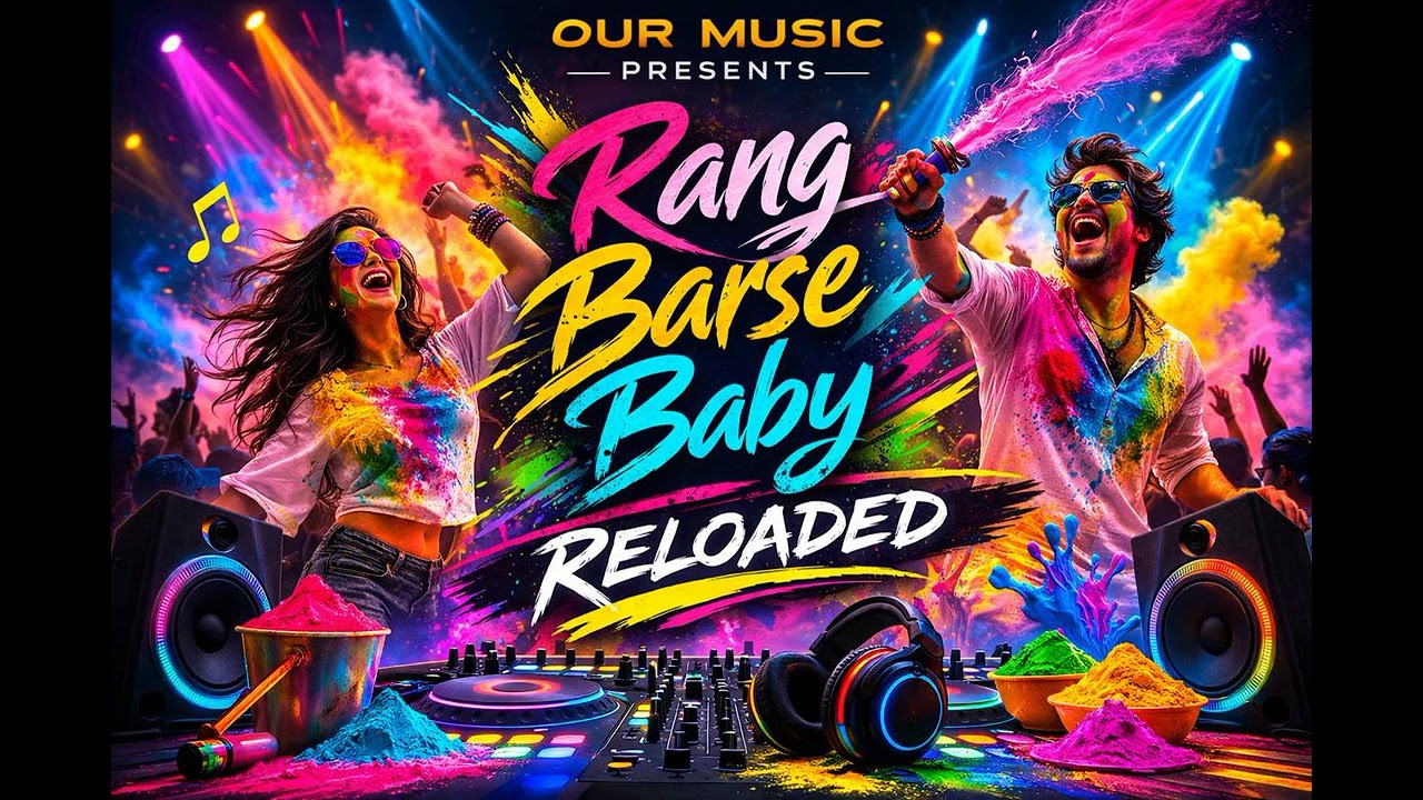 Rang Barse Baby Reloaded | Holi Hai 2026 🥳🔫 | DJ Holi Remix | Non Stop Dance Party Song