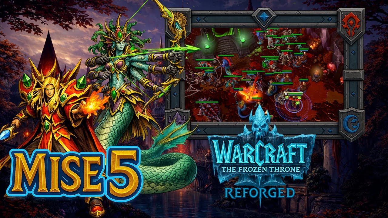 Warcraft 3 Reforged CZ Gameplay s CZ dabingem | Krvavý Elfové – Mise 5