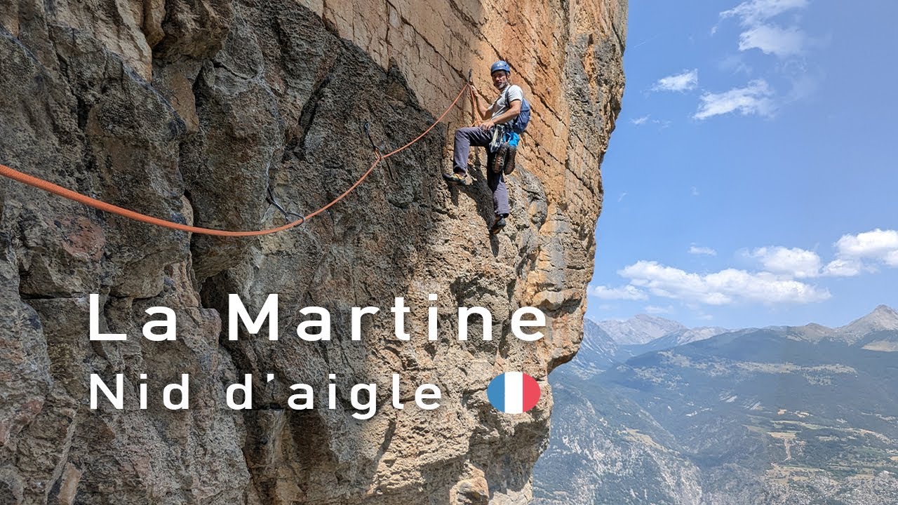 🇫🇷 Climbing La Martine (Multi-Pitch) - Briançon (English Subtitles Available)