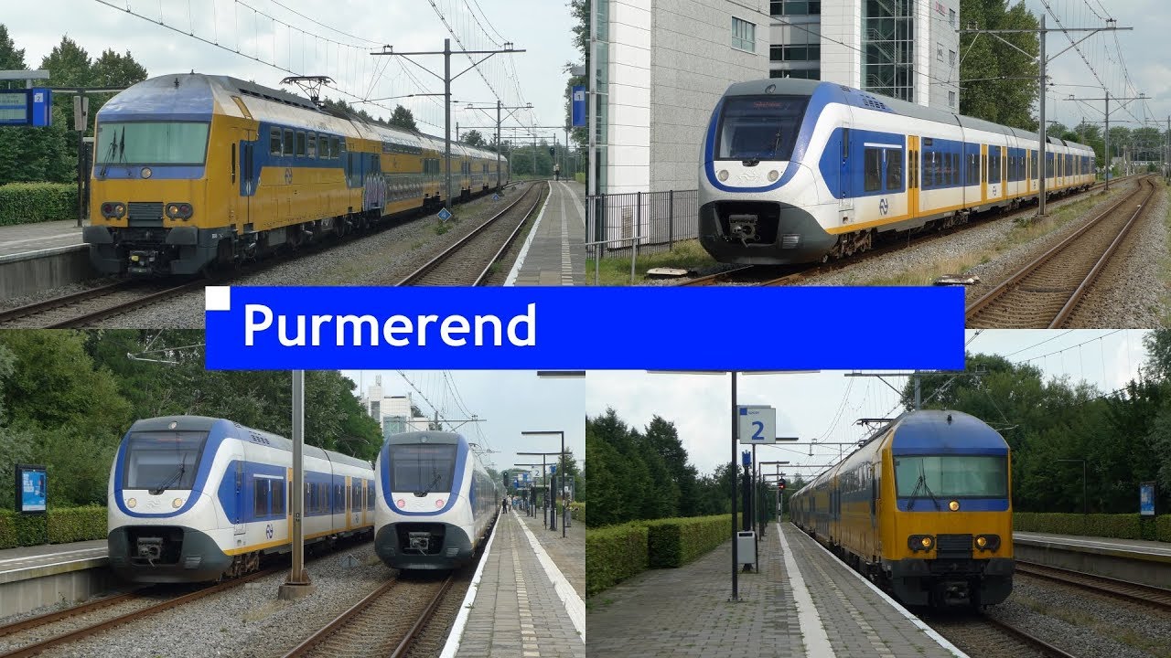 Treinen op station Purmerend // 24 augustus 2017