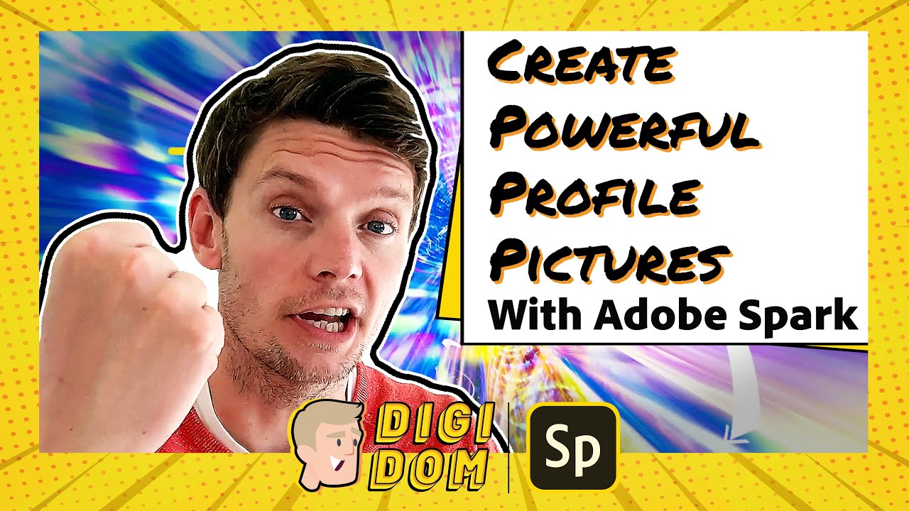 CREATE POWERFUL PROFILE PICTURES | DIGI DOM | ADOBE SPARK POST TUTORIAL