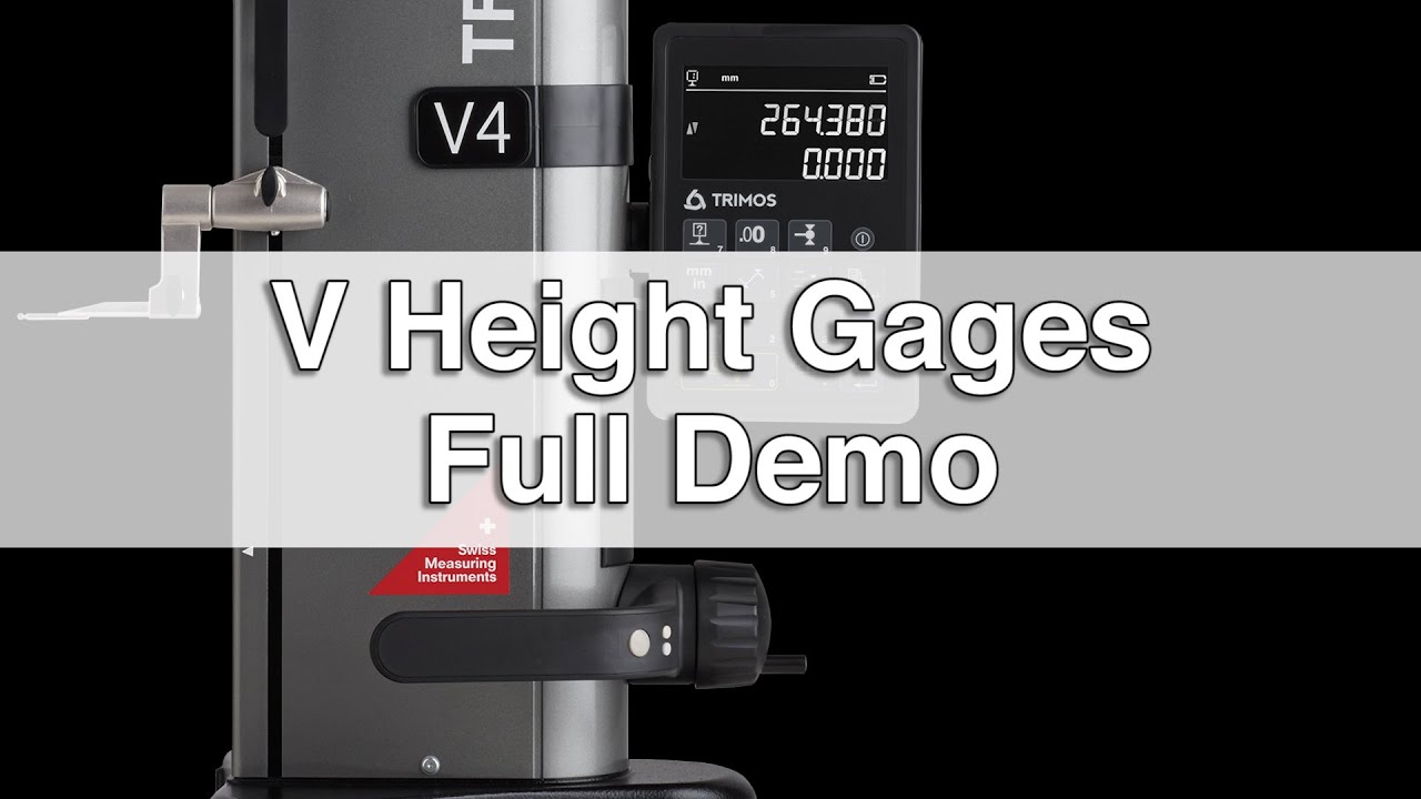 V Height Gage: Full Demo