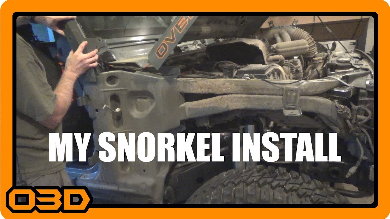 Rugged Ridge XHD Modular Snorkel Install on 2015 Jeep Wrangler