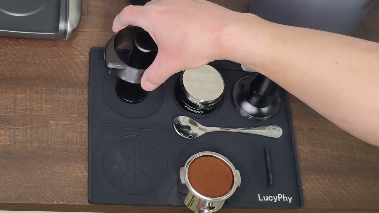 my morning espresso routine. Delonghi ecp3630 Breville smart grinder pro.