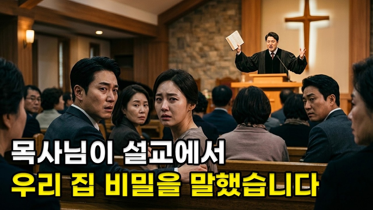 목사님이 설교 중 우리 가족 이야기를 했습니다 | 이름은 없었지만 다 알았습니다