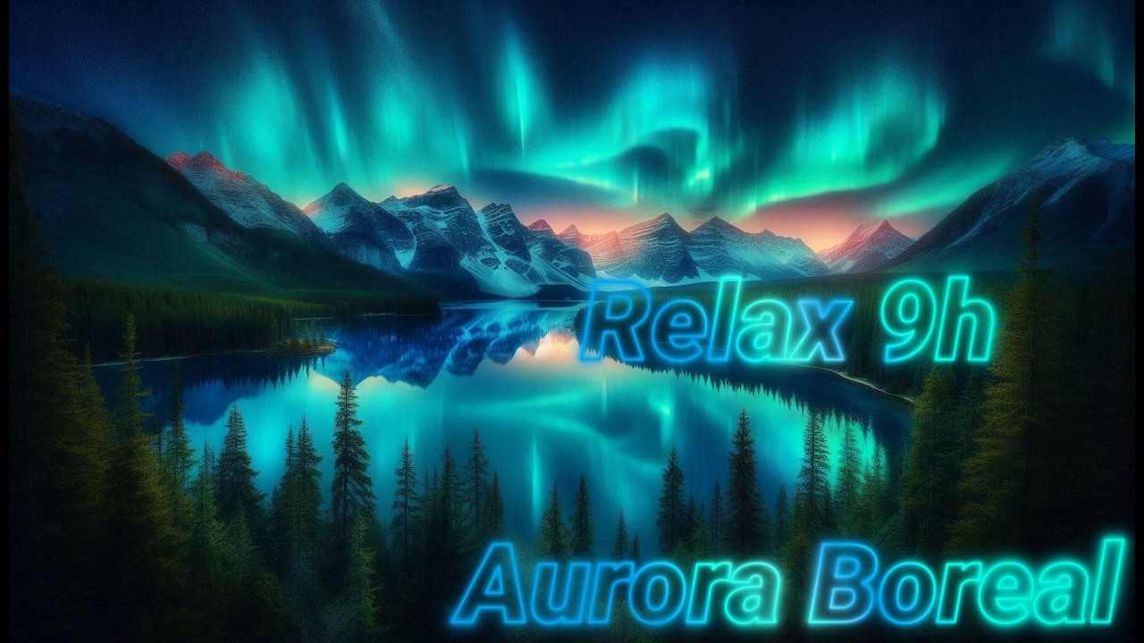 Relax Aurora Boreal sonido relajante bosque lluvia pájaros