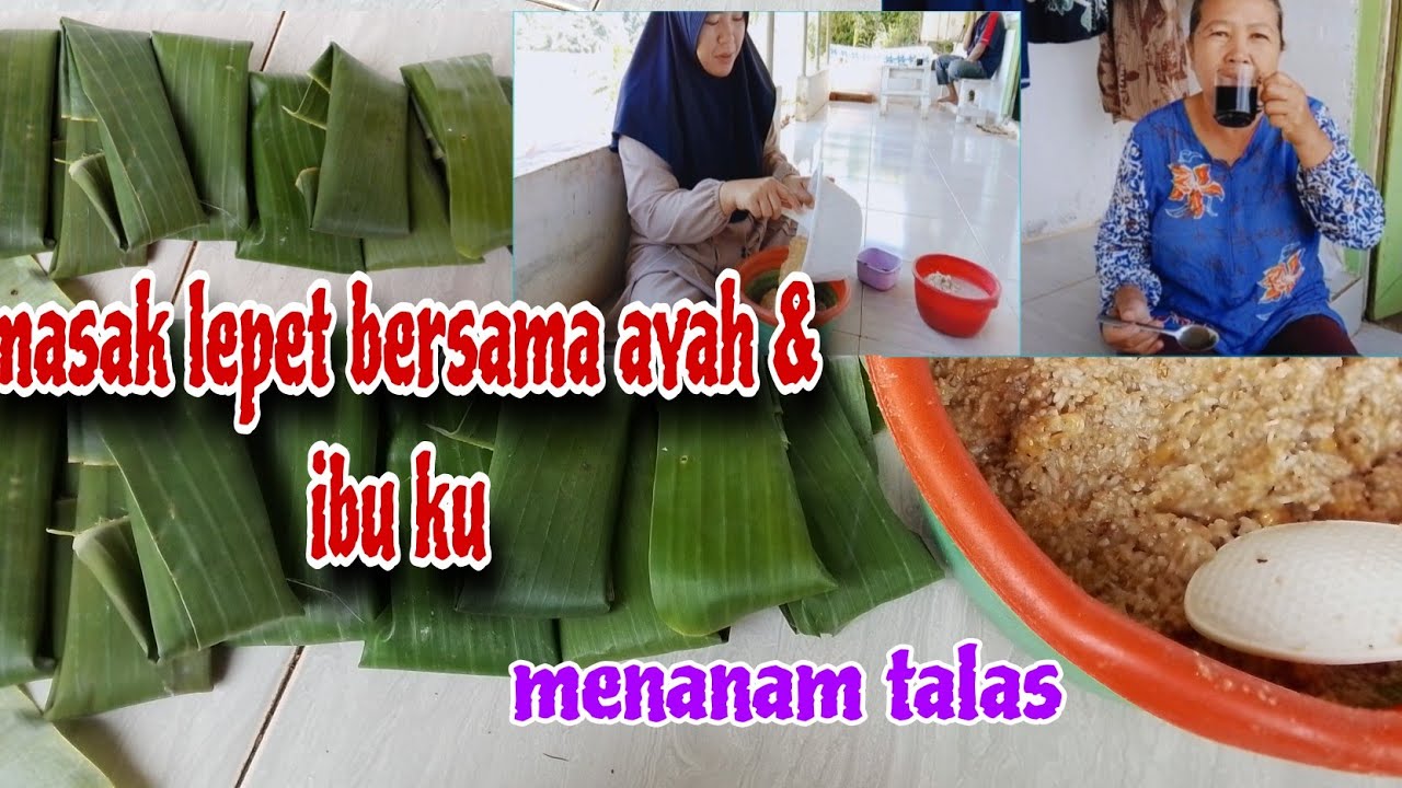 MASAK LEPET BERSAMA AYAH & IBU // BERKEGIATAN DI PAGI HARI JEMUR KOPI