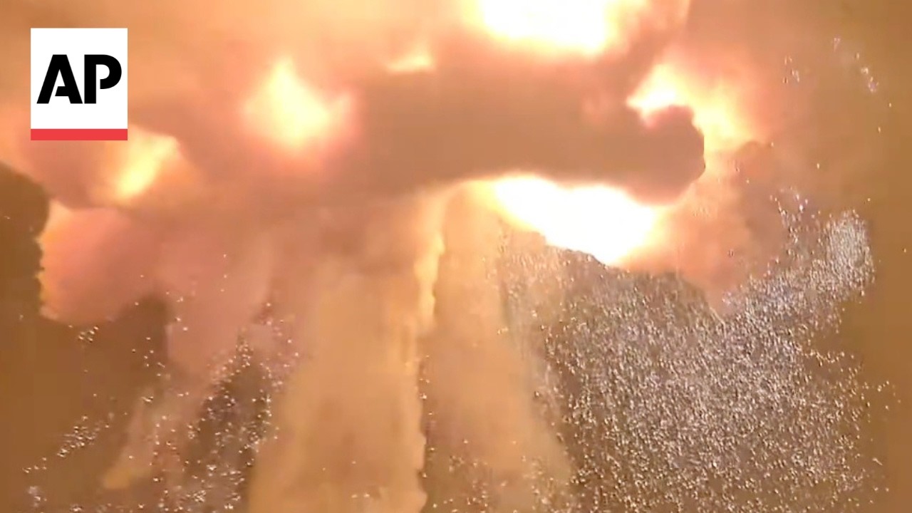 Jeff Bezos' Blue Origin rocket explodes during test on launch pad