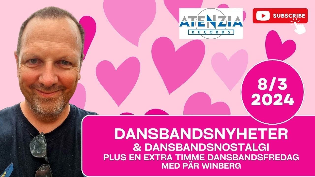 Dansbandnyheter och en timmes extra dansbandsfredag - 2 timmars dansbandsmusik 8 MARS 2024