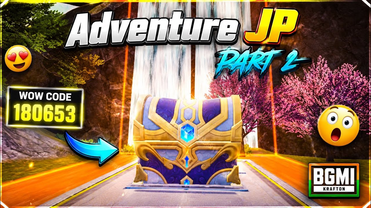 Adventure JP Part 2 😱 | WOW Code 180653 | Hardest BGMI WOW Adventure Map #bgmi #wowmode 