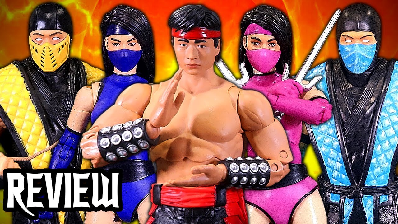 McFarlane Toys Mortal Kombat Klassic Scorpion Sub-Zero Mileena Kitana Liu Kang Action Figure Review