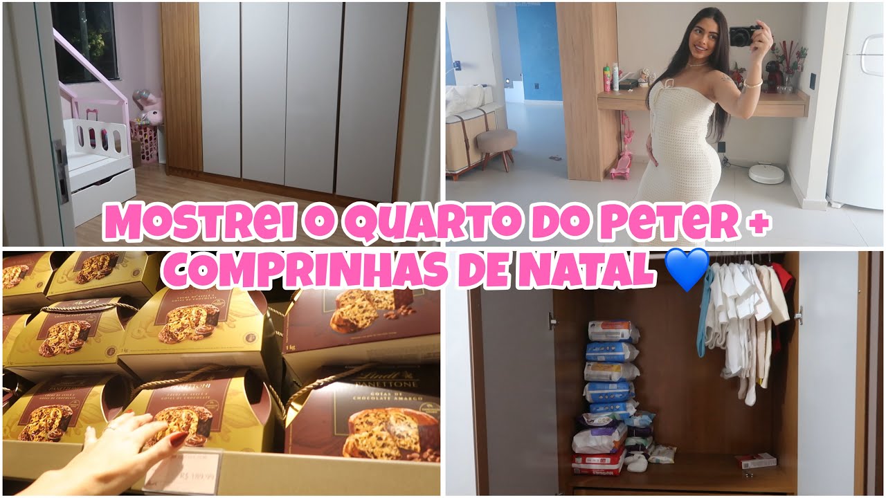 MOSTREI O QUARTO DO BEBÊ 👶🏻 VOU TER QUE MUDAR TUDO!! + COMPRINHAS DE NATAL | Lidiane Pícculi