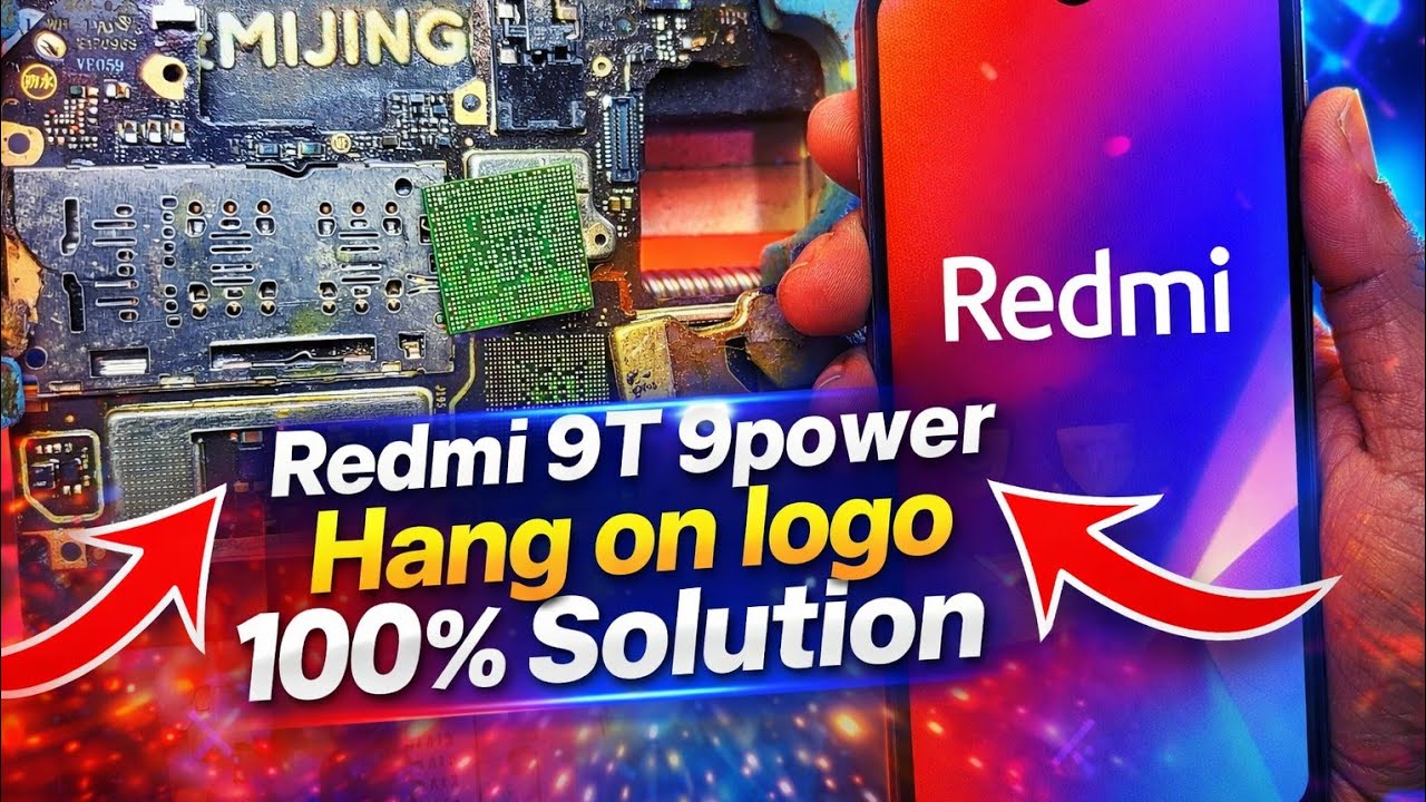 Redmi 9T/9Power Hang On Logo Solution- Redmi 9T Cpu reball