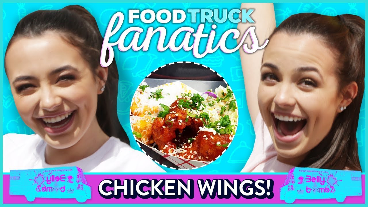 CHICKEN WINGS CHALLENGE?! Food Truck Fanatics w/ Merrell Twins