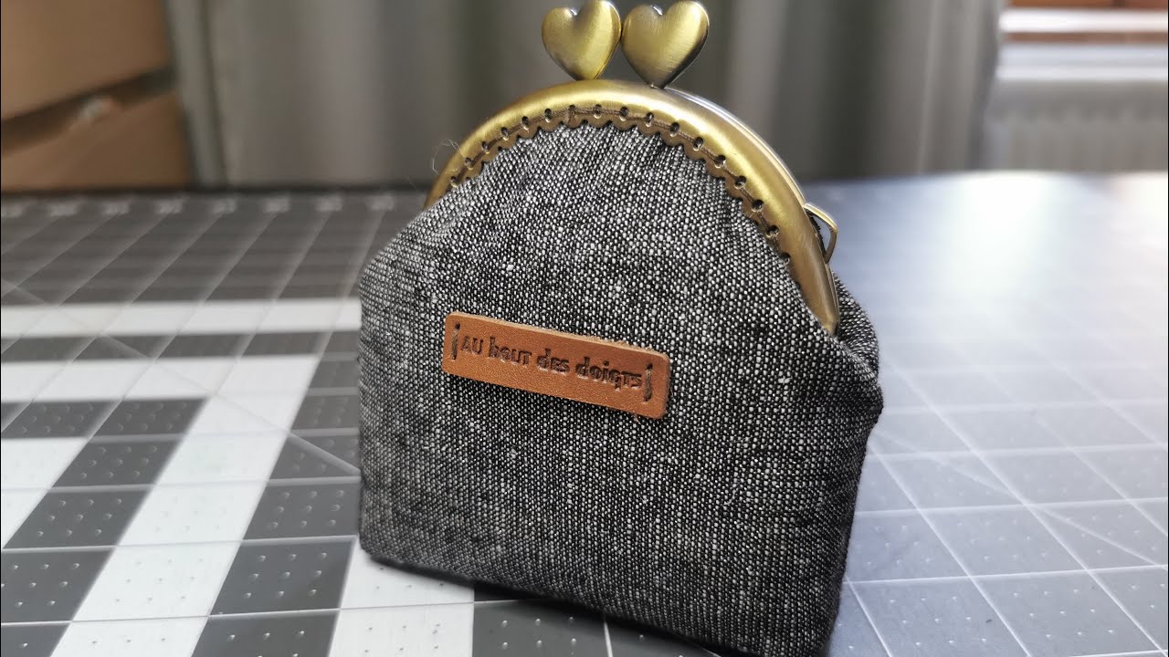 8.5cm Frame clasp/fermoir rétro /debutant /easy/porte-monnaie /wallet/coudre初级口金包/tutorial #0028