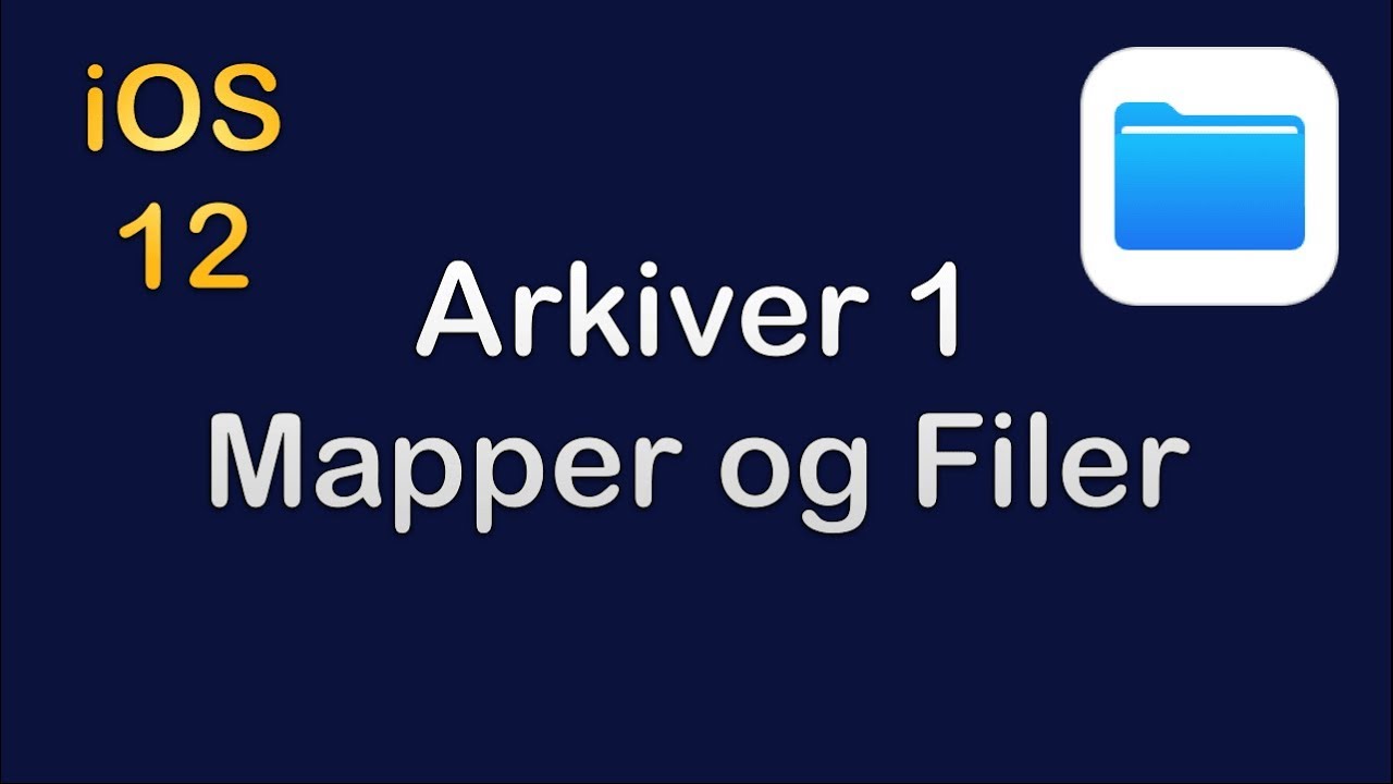Arkiver 1 - Mapper og Filer