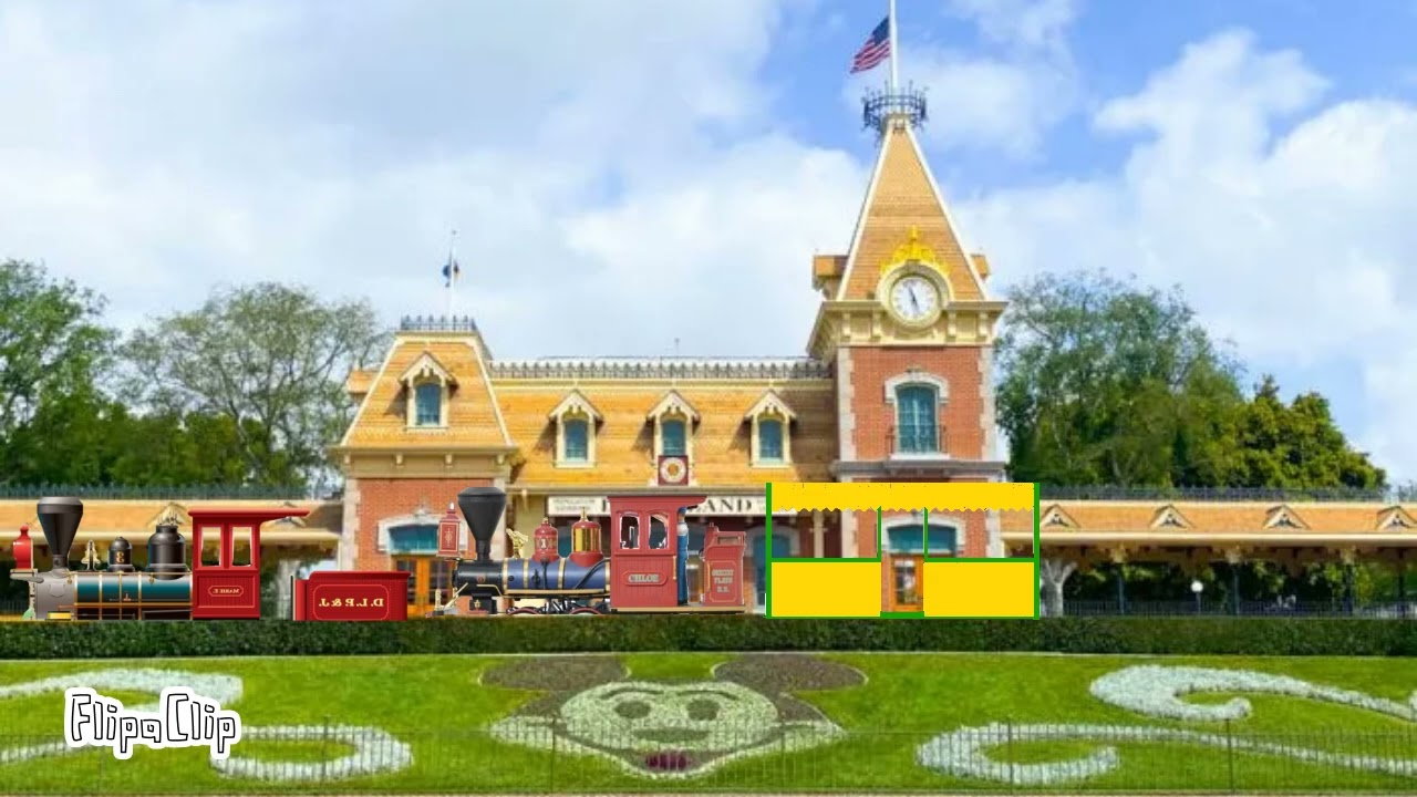 Disneyland railroad train