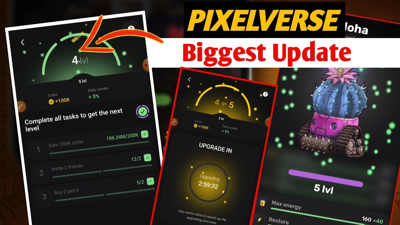 Pixelverse Biggest Update Now If You Miss ? How to Level Up In Pixelverse