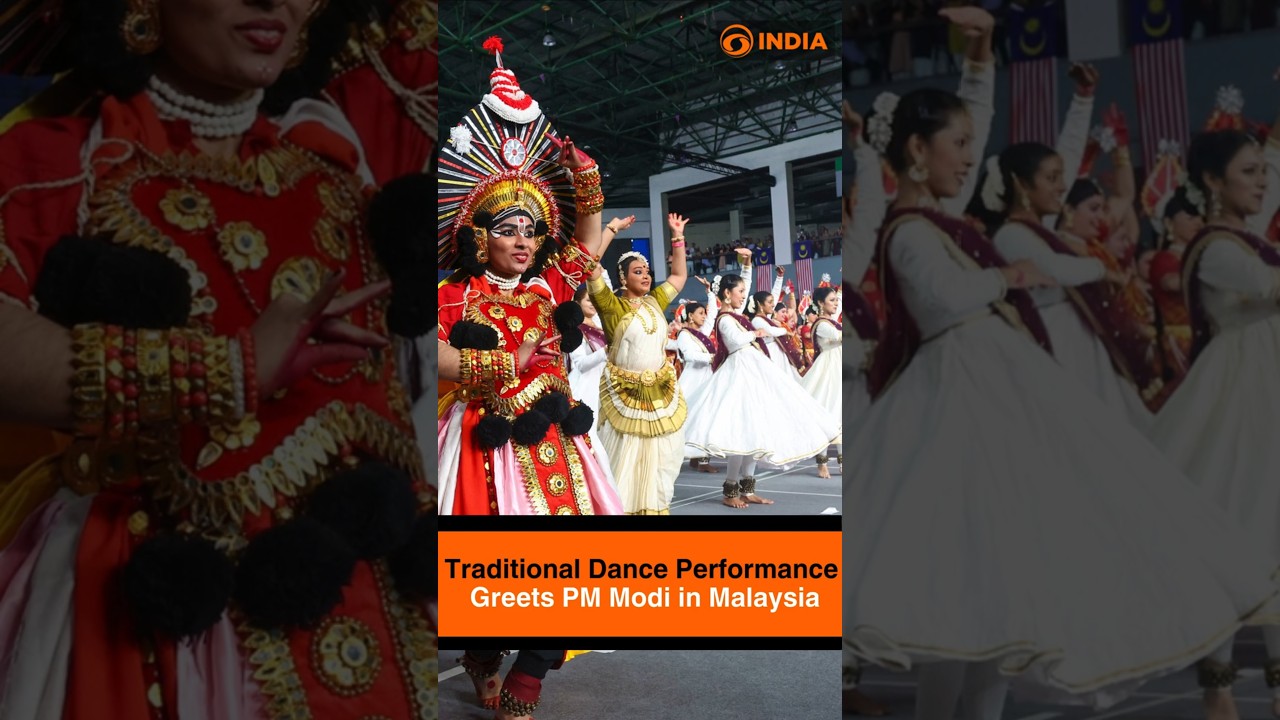 PM Modi receives a grand cultural welcome in Kuala Lumpur, Malaysia