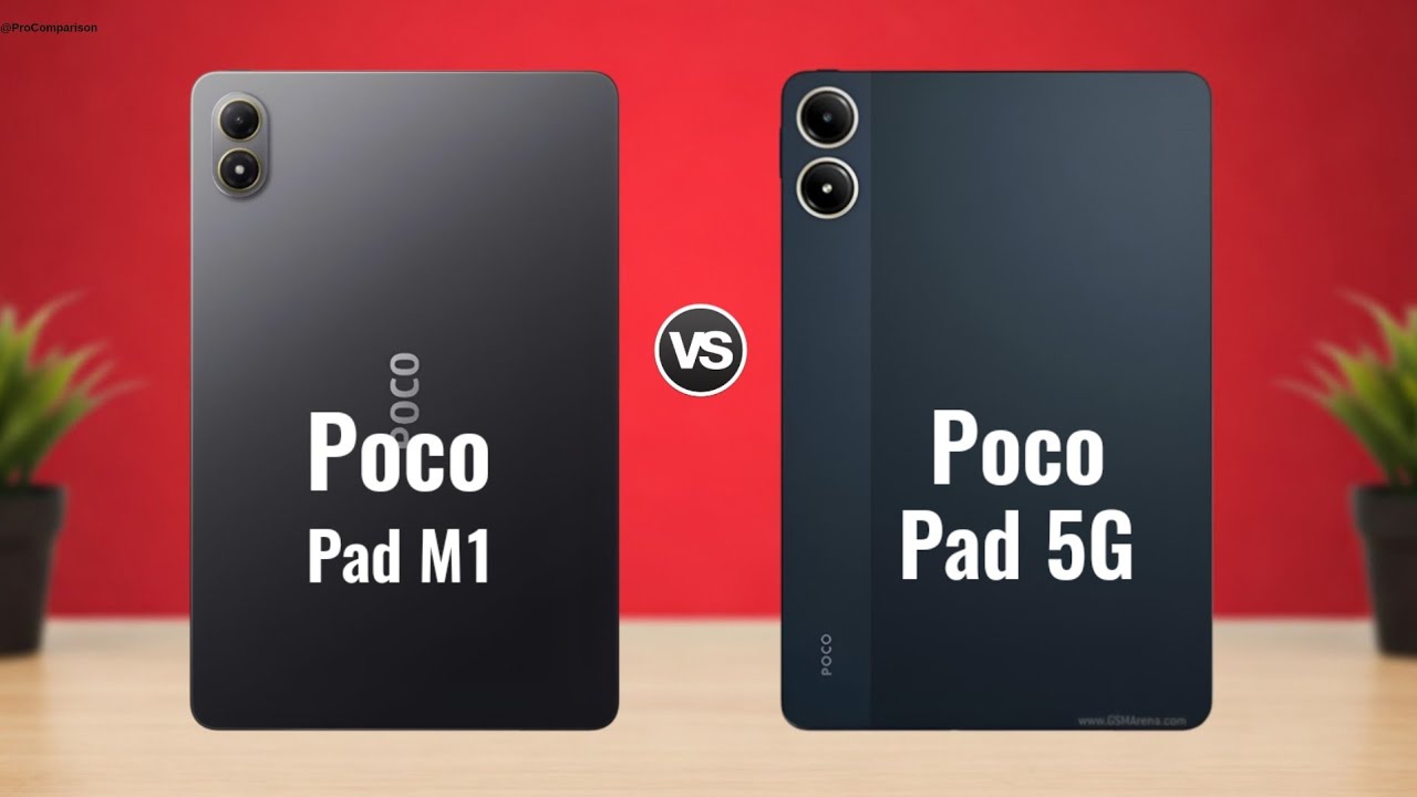 Poco Pad M1 против Xiaomi Poco Pad 5G || Полное сравнение