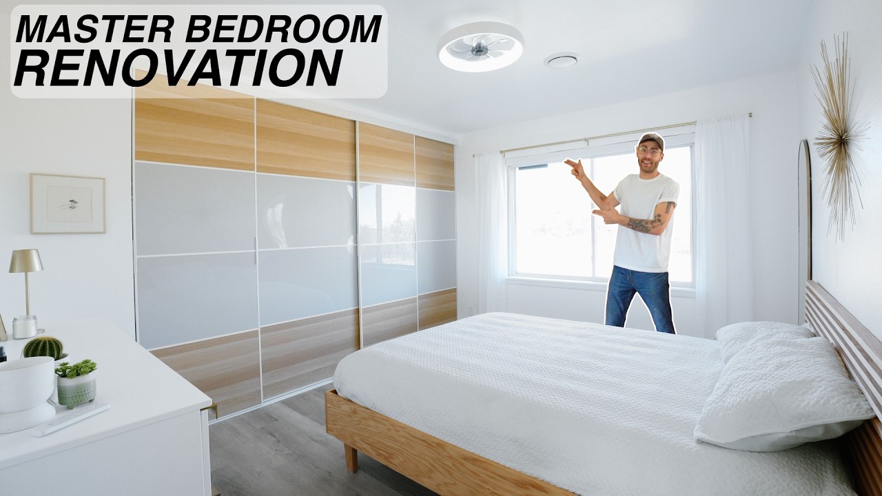 I Spent $2,500 to Gain $15,000 in Equity!! DIY Master Bedroom Renovation