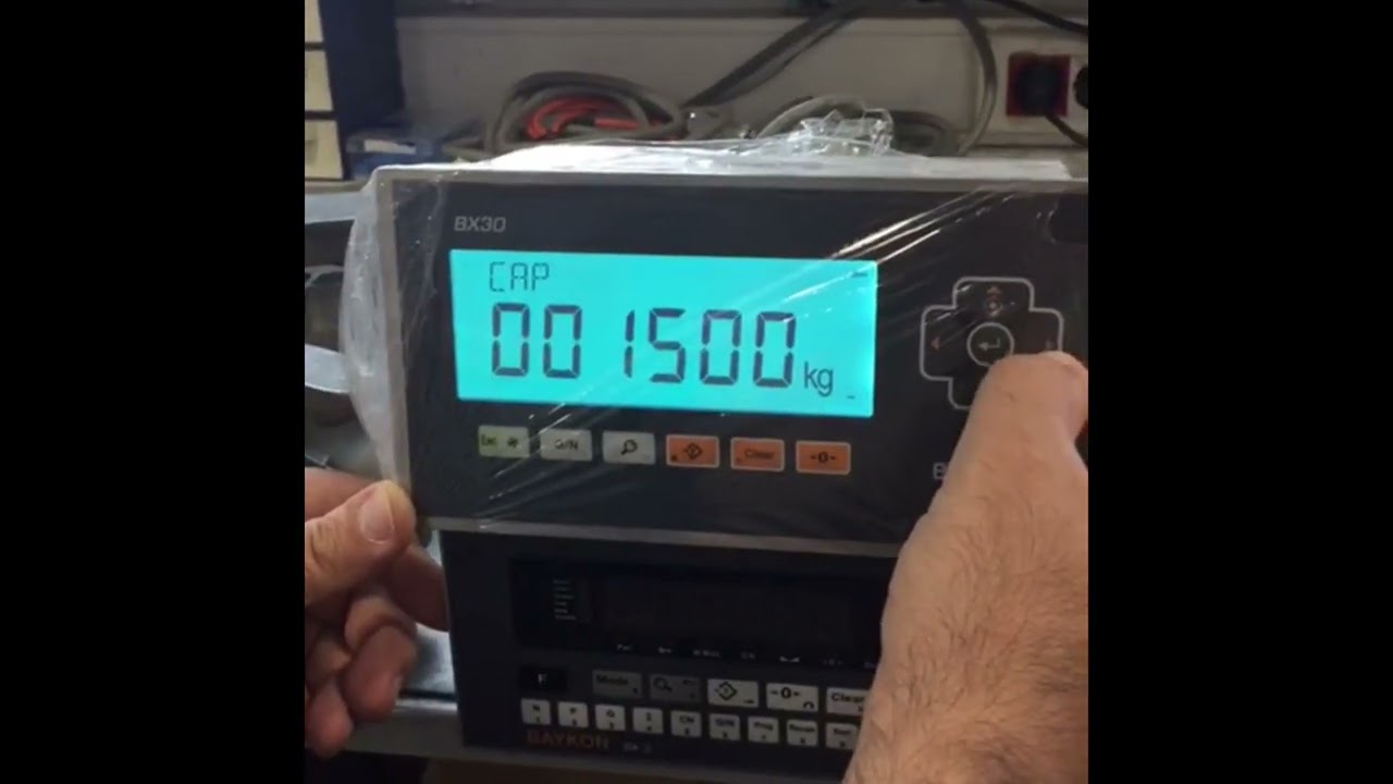 BAYKON BX30 LOADCELL AYAR VIDEOSU