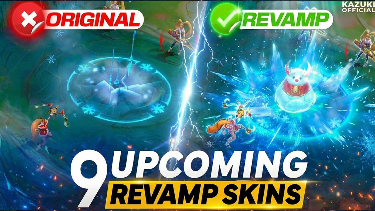 ALL 9 UPCOMING REVAMP SKINS COMPARISON IN ULTRA GRAPHICS | MIYA CHRISTMAS | COLLECTORS, LUCKYBOX ETC