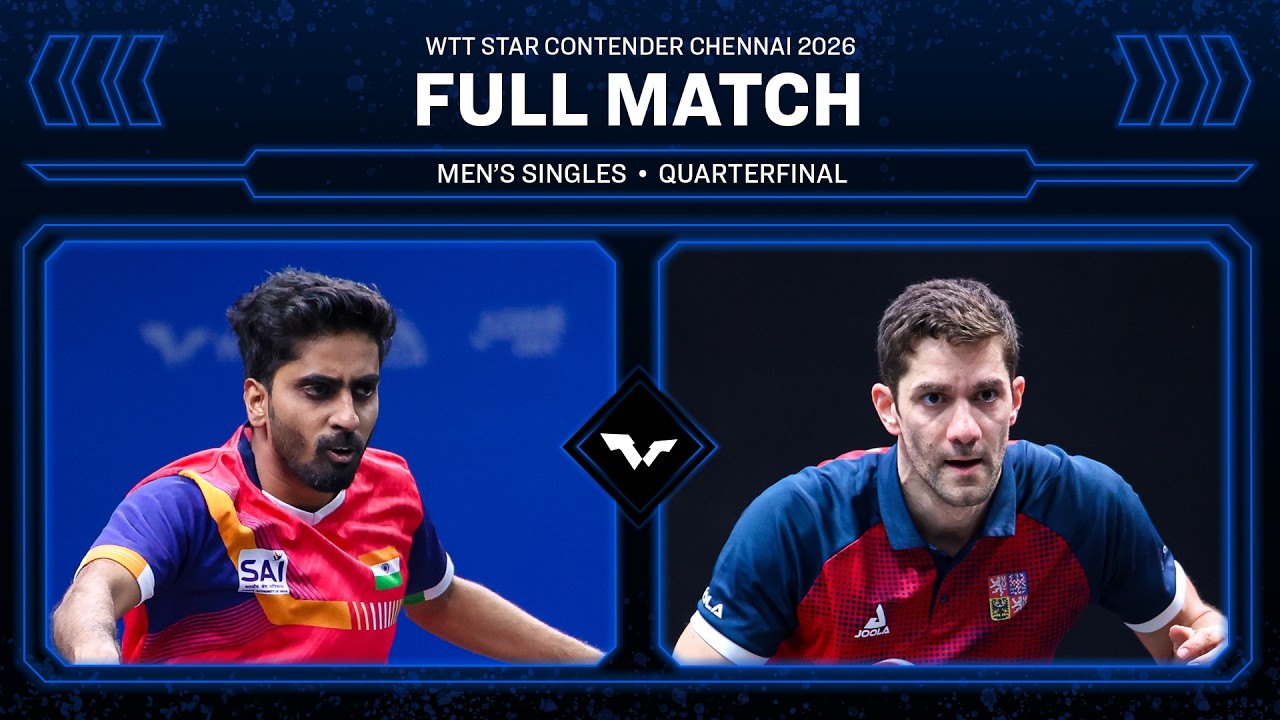 FULL MATCH | Sathiyan Gnanasekaran vs Lubomir Jancarik | MS QF | #WTTChennai 2026