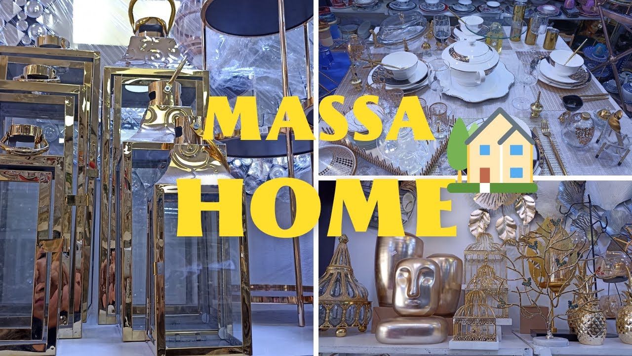 لاصحاب الذوق الرفيع محل Massa Home 🏠أروع الأواني المنزلية الراقية🌟 ديكورات لاستقبال رمضان 2022
