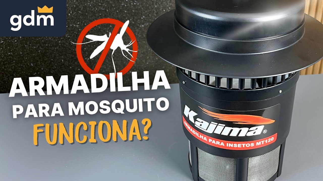 🦟🔥 Kajima MT120 FUNCIONA? Testamos essa ARMADILHA para MOSQUITOS e PERNILONGOS!