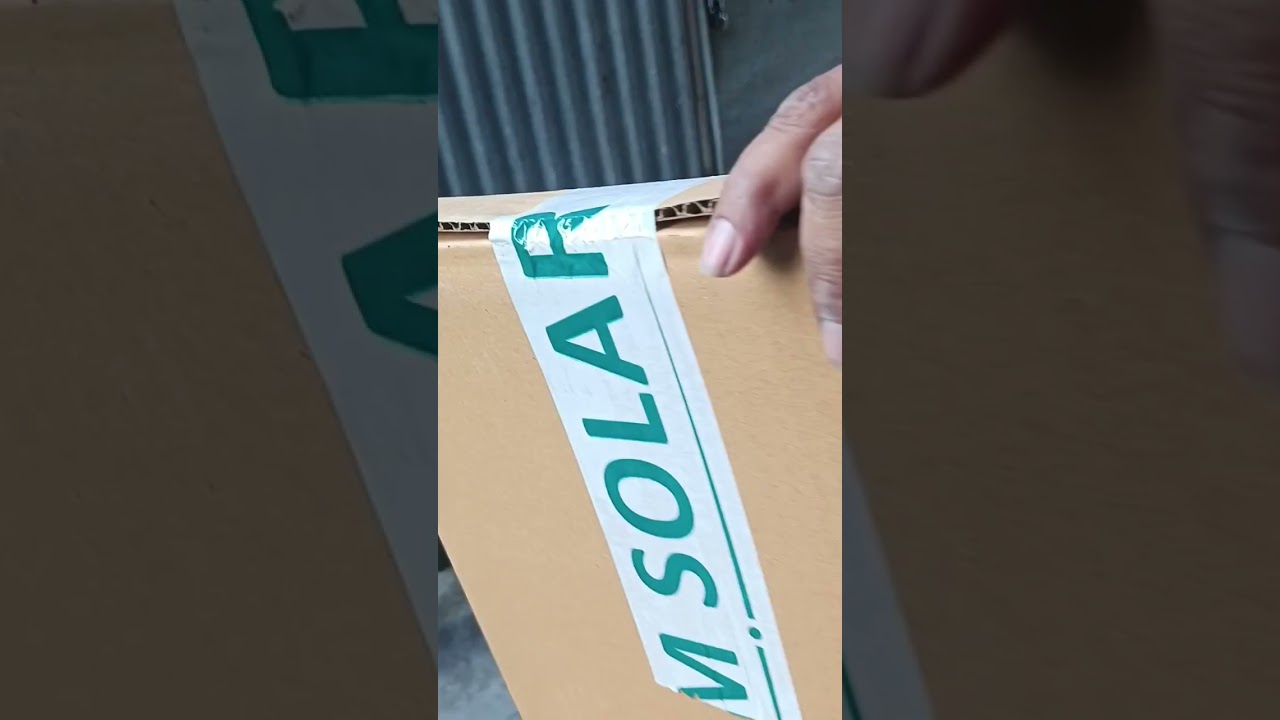 Loom solar/ Shark solar panel unboxing #electrician