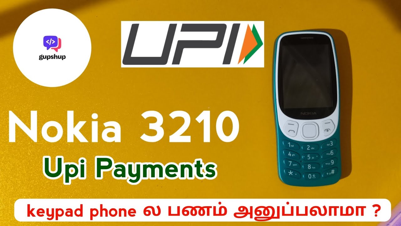 Can you send money using a Nokia keypad mobile?? UPI Payments in Tamil #Nokia3210